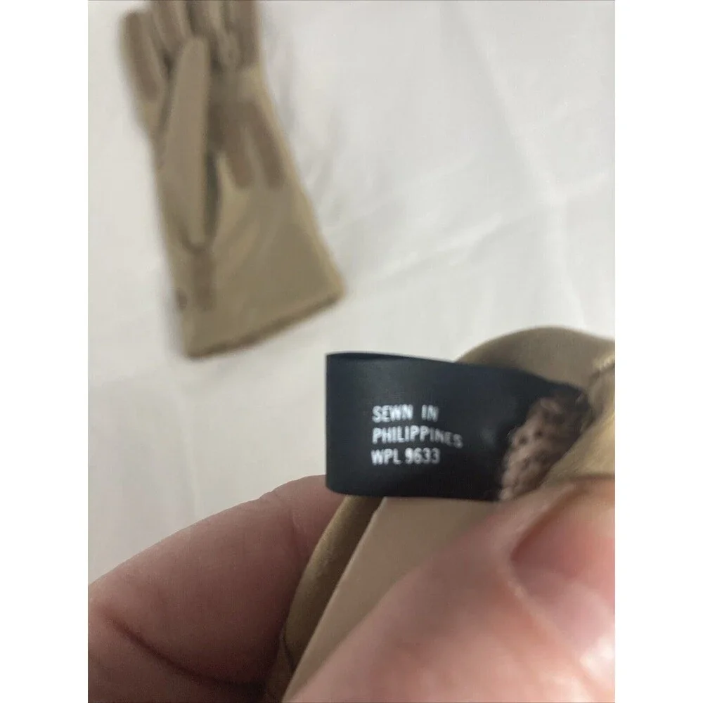Grandoe Activizer Vtg 1985 Ladies Driving Gloves Camel BROWN One Size Warm Lined